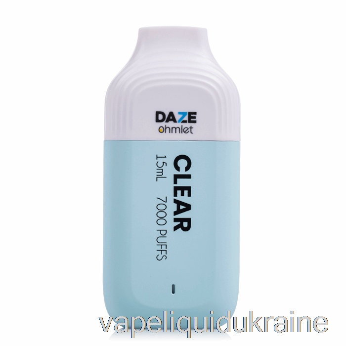 Vape Ukraine 7 Daze OHMLET 7000 Disposable Clear